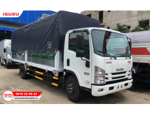 Xe tải Isuzu NQR75LE4 5.7 tấn Thùng Bạt Xe tải Isuzu NQR75LE4 5.7 tấn Thùng Bạt