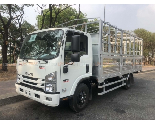 Xe tải Isuzu NPR 400 4 tấn Thùng Bạt