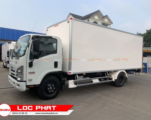 Xe tải Isuzu NQR75ME4 5.7 tấn Thùng Kín Composite